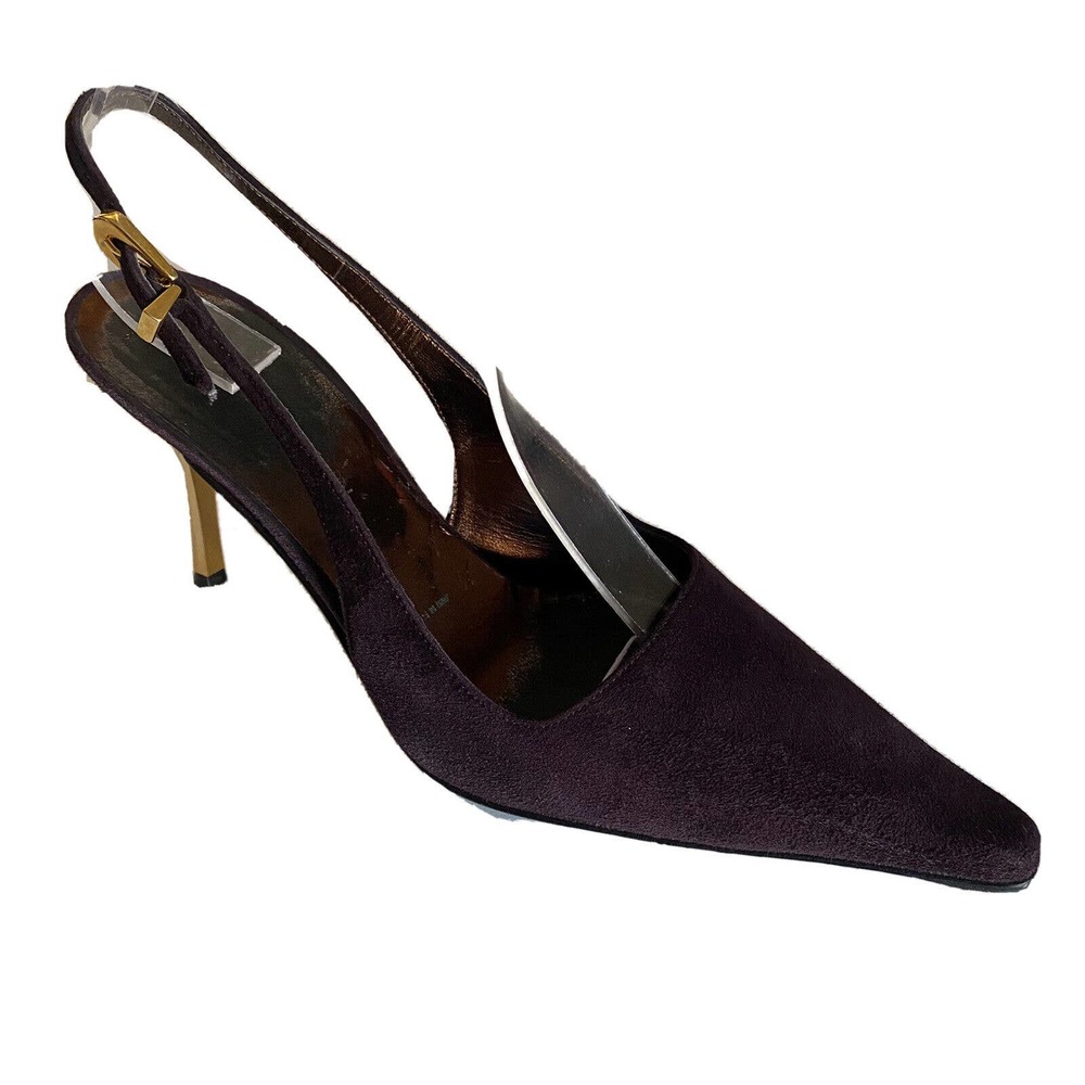 St. John Purple Slingback Heels